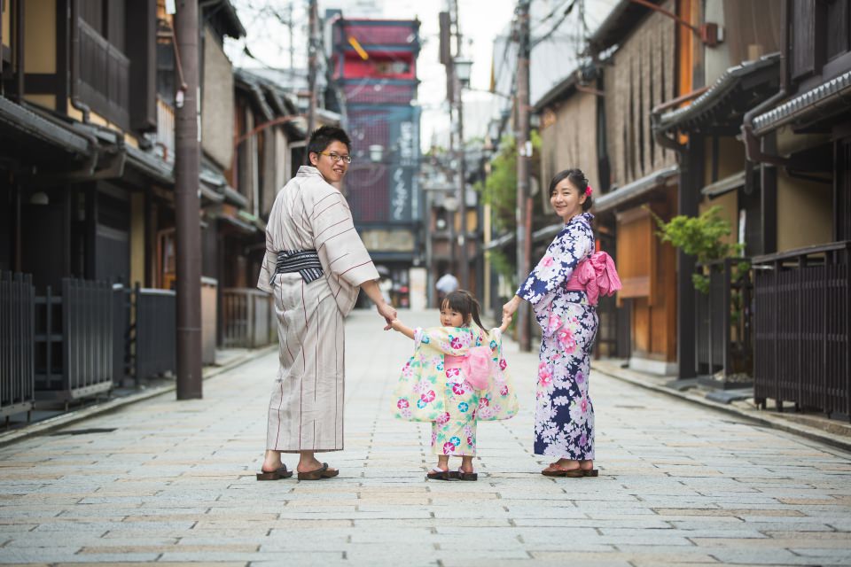 [京都] 夢館 親子浴衣外拍分享 – 祗園、白梅料理旅館、八阪神社